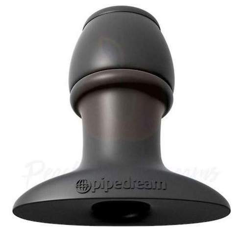 Pipe Dream Black Dual-Purpose Wide-Tunnel Hollow Butt Plug