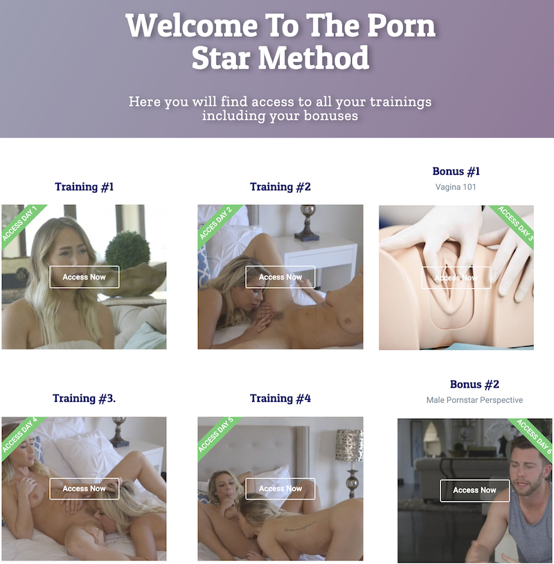 Members Area the pornstar method