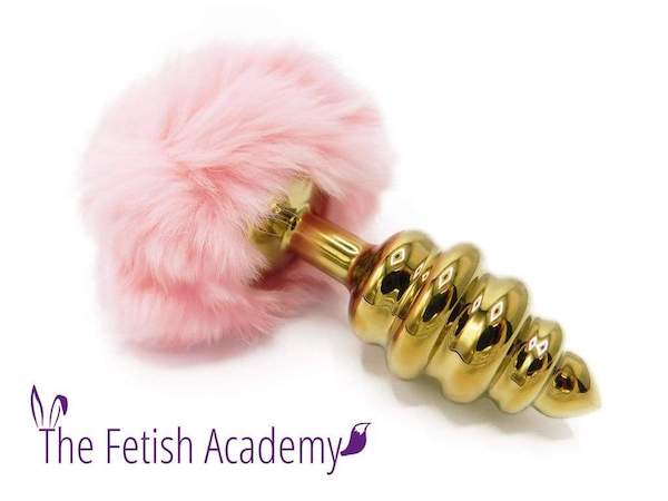 The Fetish Academy - Pink Bunny Tail and Bunny Ears Set