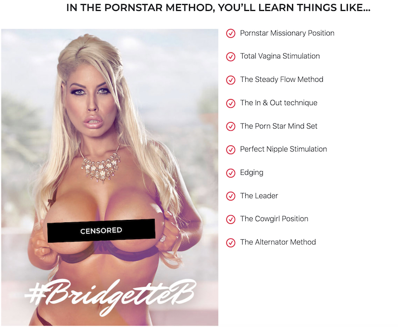 what you will learn inside the pornstar method