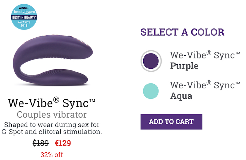 how much is the wevibe sync