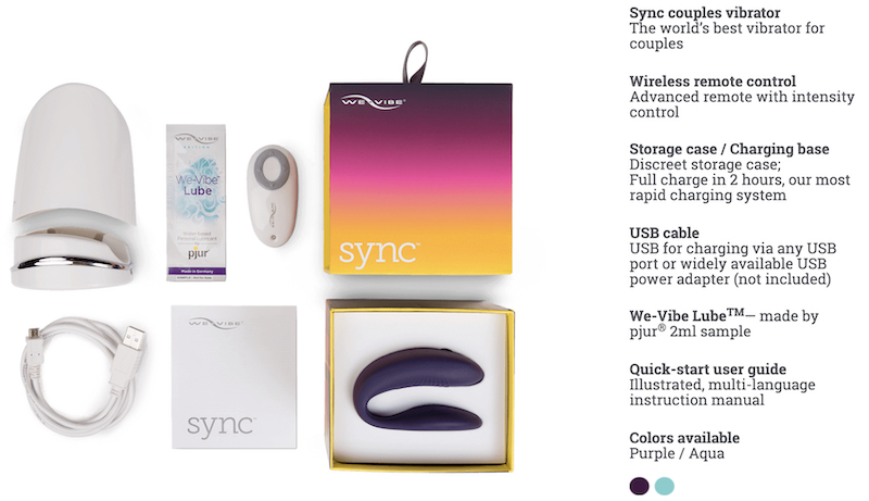 wevibe sync shipping info