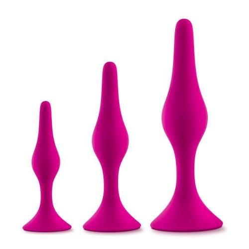 Luxe Beginner Kit Silicone Butt Plugs