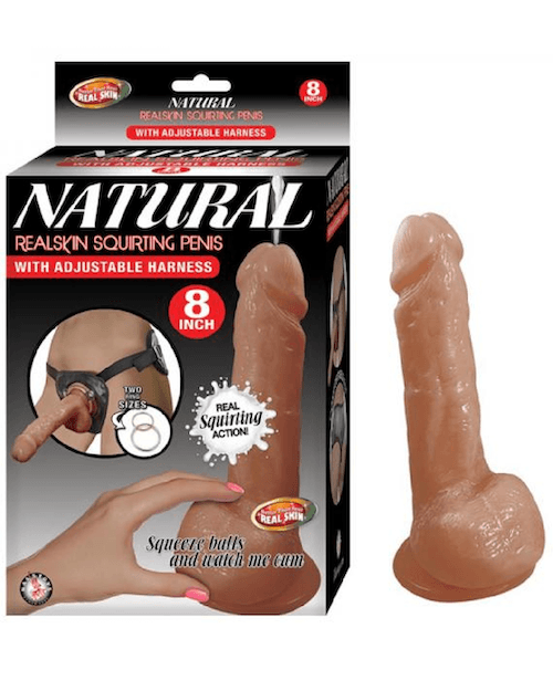 Natural Realskin Squirting Dildo