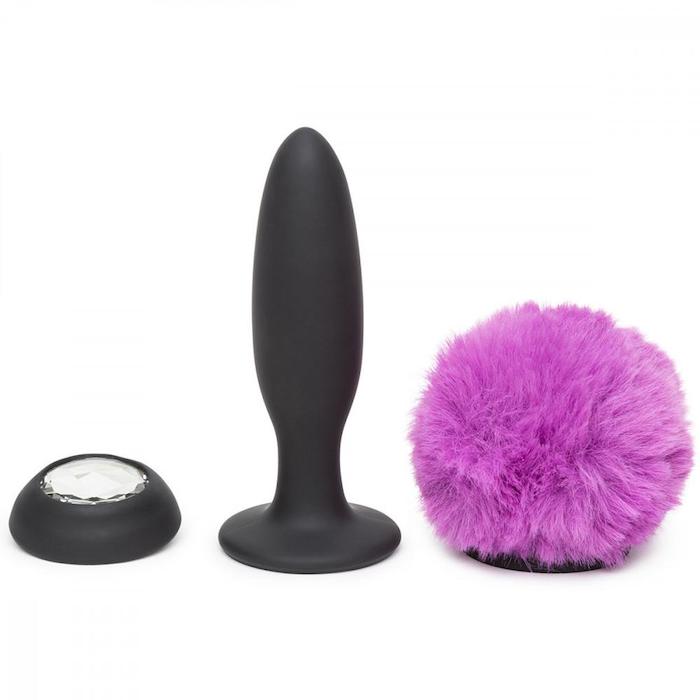 Happy Rabbit Rechargeable Vibrating Bunny Tail Plug