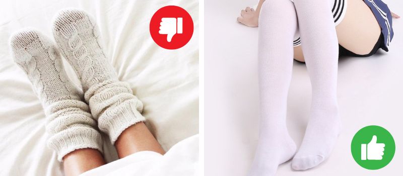 good and bad examples of how to sell sock pictures online